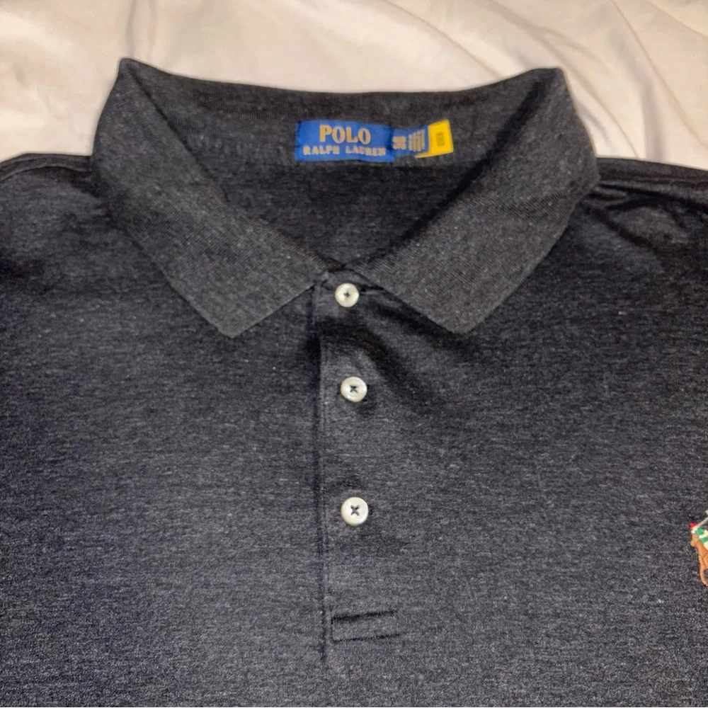 POLO RALPH LAUREN Lot Of 2 Mens 4XB Classic Fit Polo Gray Flesh Pony Soft Cotton